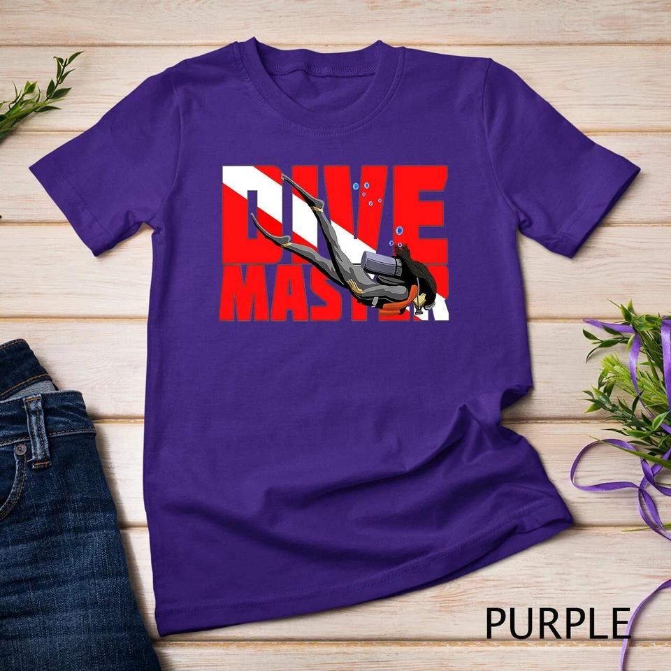 Woman Scuba Diving Dive Master T-Shirt Unisex T-shirt 5 S