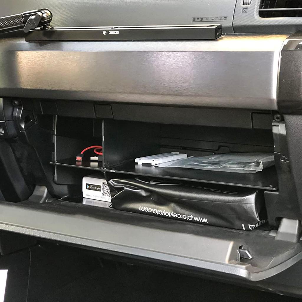 EDBETOS Glove Box Dividers Organizer Compatible with Toyota 4Runner Accessories 2010- 2024/ Lexus GX 460 (2010-) ert Box ABS Secondary Storage