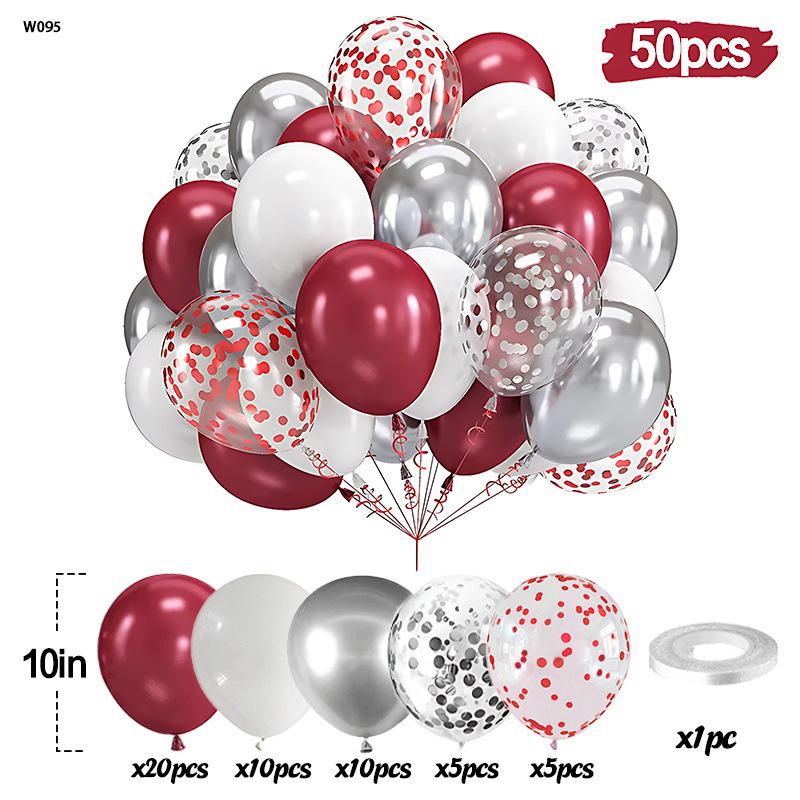 10-Zoll Latex-Ballon Festival Set: Individuell gestaltbare Ballonketten-Dekoration