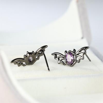 Wish Bat Shape Stud Earrings Simple Personality Niche Elegant Stud Earrings Earrings