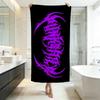 Psychedelic D-Deep PurpleS Towel Five-Star Hotel Quality Eco-Friendly Ultra Soft Thick Towels & Beach Towels
