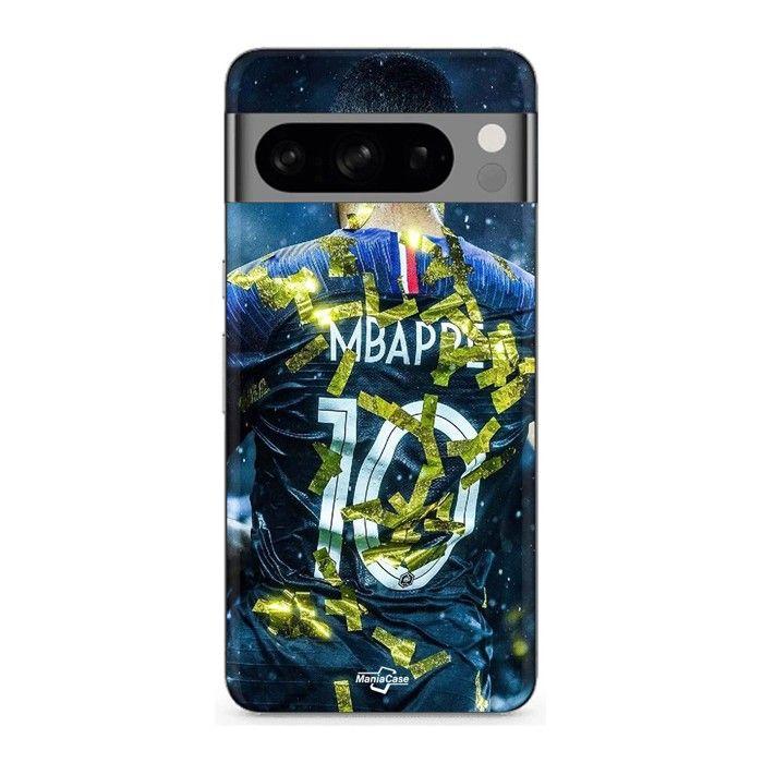 Coque pour Google Pixel 8 Pro Kylian Mbappe psg france noir