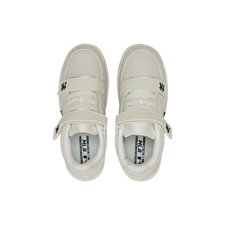 MLB Chunky Liner Retro Floral Casual Trendy Slip-Resistant Low-Top Skate Shoes Kids sneakers Off-White 7ASXCM33N-50WHS