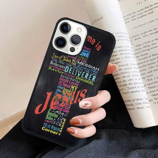 Bible Jesus Christ Christian Cross pattern Phone Case Cover for iPhone 17 Air 16 15 14 13 11 12 Pro Max Plus