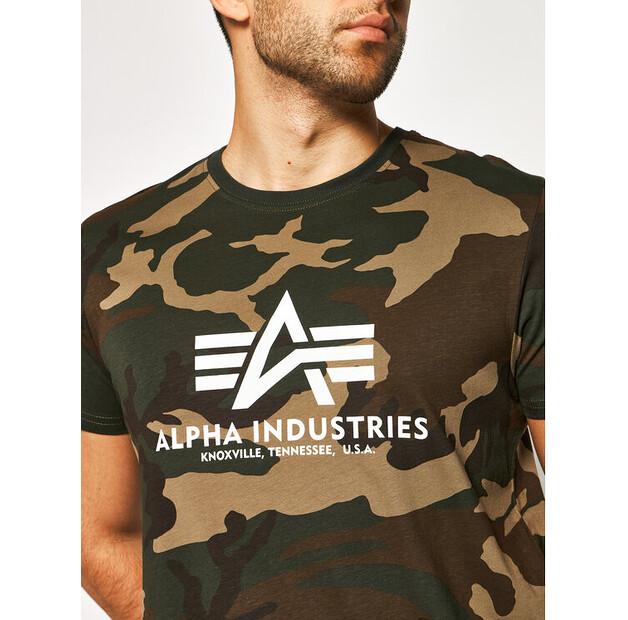 Футболка Alpha Industries Basic T-Shirt Camo