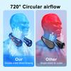 Bladeless Portable Neck Fan USB Rechargeable Mini Cooling Fan Silent Hands-Free Wearable Neck Cooler for Outdoor Travel