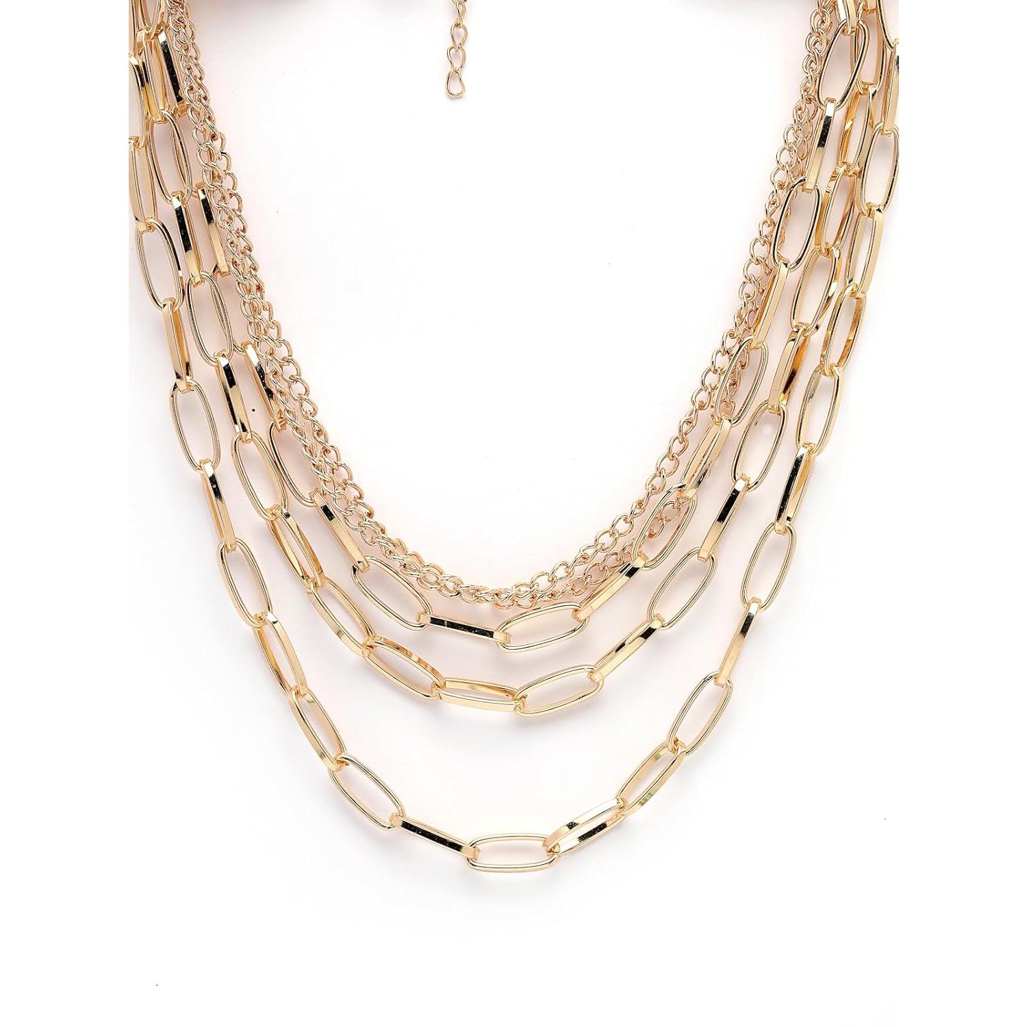 Стильное дизайнерское модное многослойное массивное ожерелье в стиле вестерн в стиле бохо — фото 6