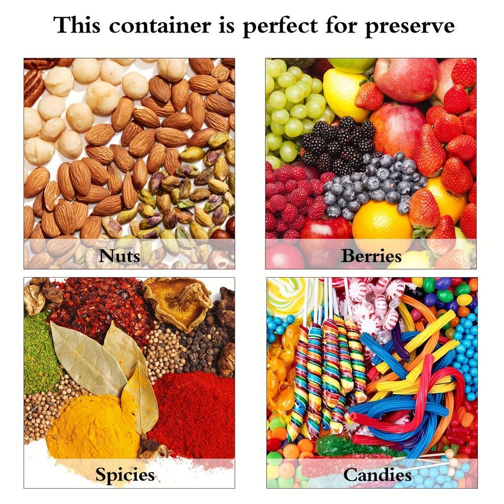 Snack Boxes with Handles for Food Serving Tray Snack Plate with Lid Fruits and Vegetables Container with 8 Small Removable Boxes