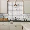 Retro Butterfly Hand-Painted Brick Beautiful Seam Sticker Wall Sticker Kitchen Bathroom Crystal Thickened Waterproof And Moisture-Proof Wallpaper Wall