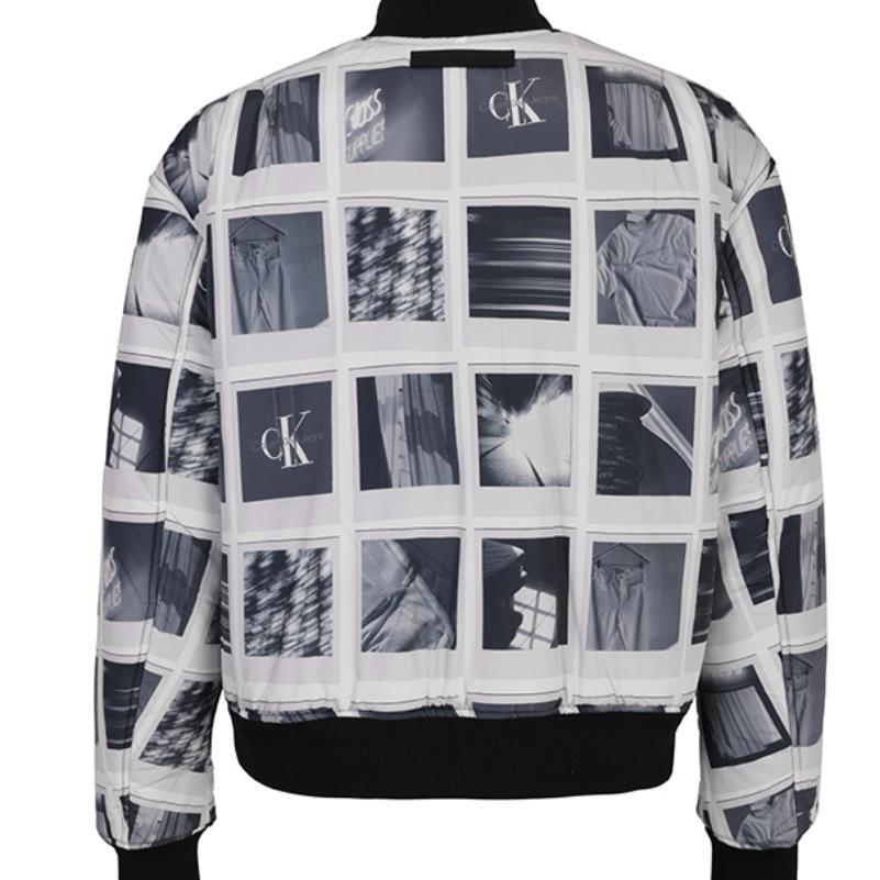 Calvin Klein Minimalist Casual Reversible Stand Collar Jacket Men Jacket Black J30J321908-BEH