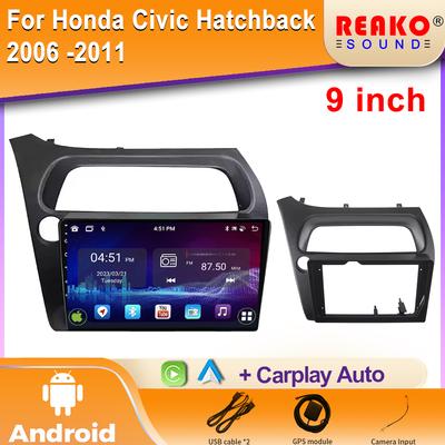 Honda Civic Hatchback 2006 -2011 için 2K IPS Android Araba Radyosu Multimedya Video Oynatıcısı Navigasyon GPS Carplay Autoradio