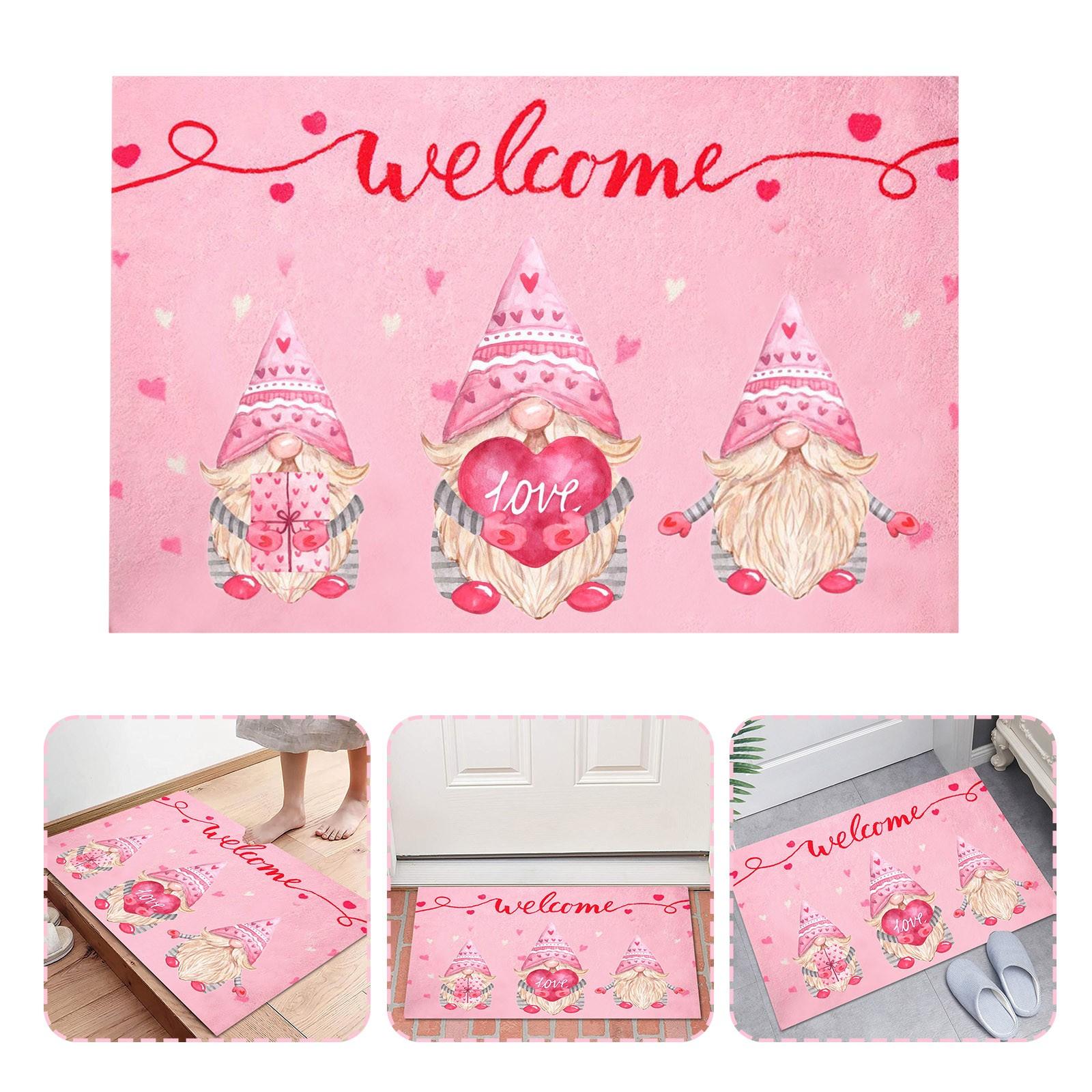 

Украшение ко Дню святого Валентина, коврик для ванной комнаты, приветственный напольный коврик