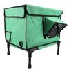 Elevated Heated Cat House Warm Weatherproof Insulated Outside Heated Cat Shelter for Outdoor Kitty