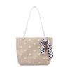 2021 Women's Summer Straw Woven Beach Tote - Floral Design Single Shoulder Bag