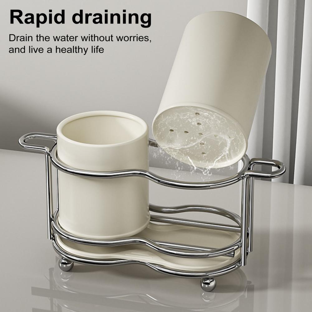 Stainless Steel Kitchen Utensil Storage Rack Oversized Tableware Box Kitchen Utensil Organizer for Chopsticks