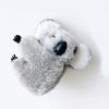 Fermacapelli a Forma di Koala Tessuto Peluche Presa Salda Pinza per Capelli Copricapo Decorativo per Uso Quotidiano Scuola o Feste