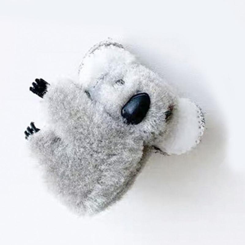Fermacapelli a Forma di Koala Tessuto Peluche Presa Salda Pinza per Capelli Copricapo Decorativo per Uso Quotidiano Scuola o Feste