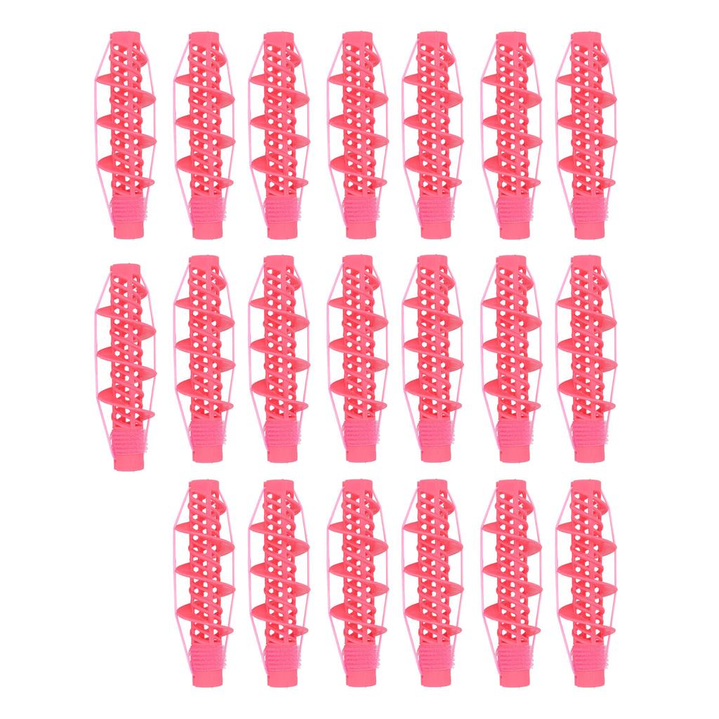 20 PCS Hair Rollers Reusable Spiral Rollers Hairdressing Curling Styling Tool for Girls