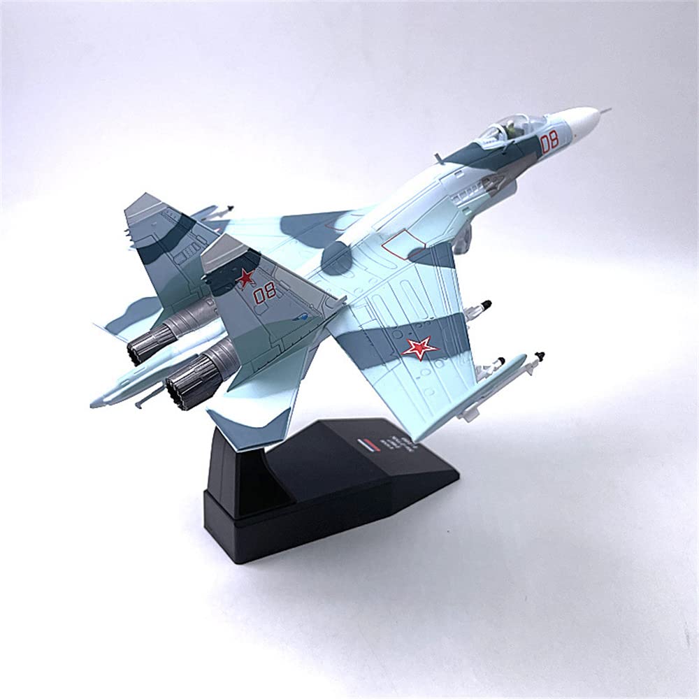 SU-27 Flanker Heavy Aircraft 1:100 Model Simulation Fighter Aviation Military Science Display Model