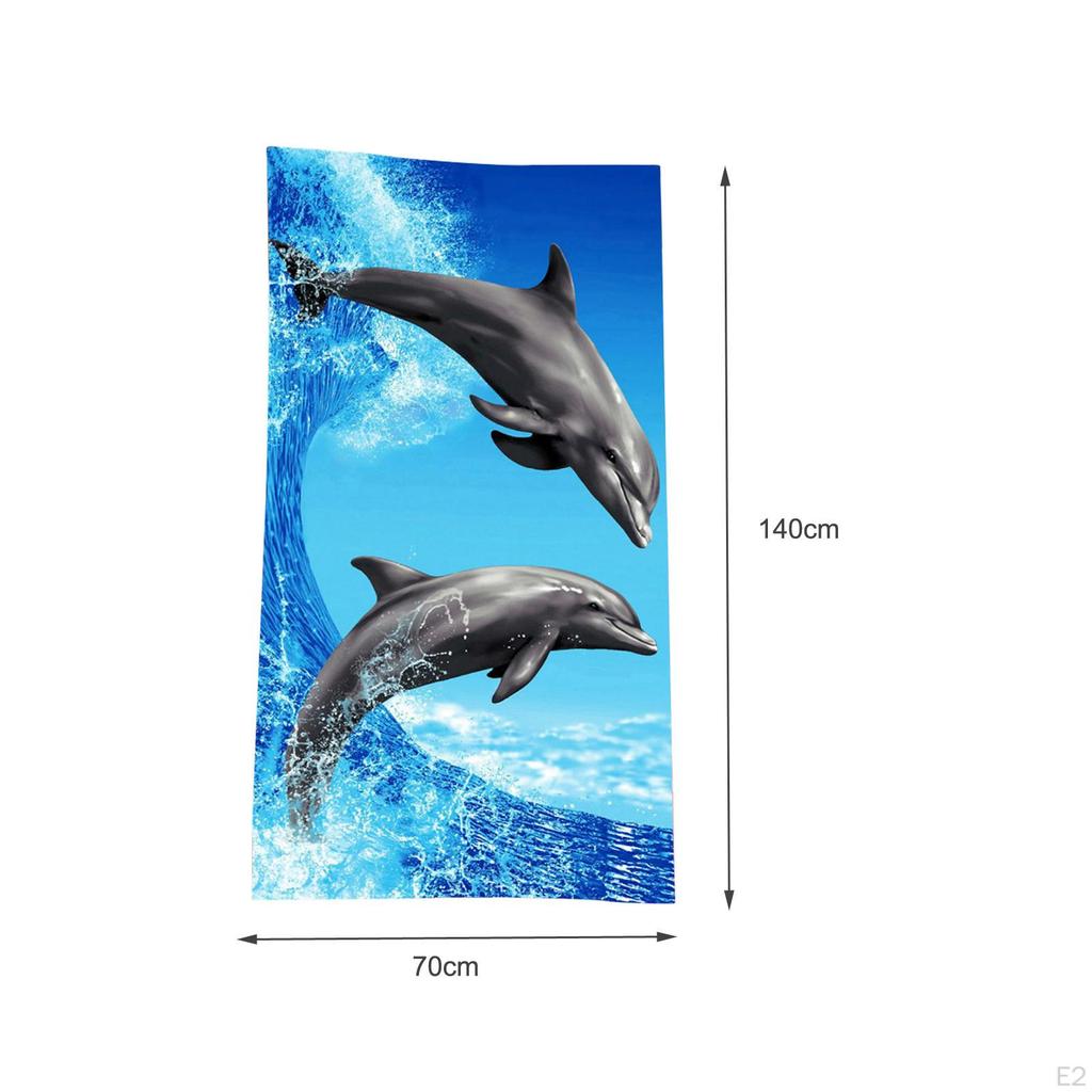 Beach Towel Bath Lightweight Swimming Microfiber Men Women Swim Pool for