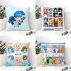 Comic Anime M-Mermaid Melody Pichi Pichi Pitch Pillow Case Natural Linen Double-Sided Printing Sofa Home Decor Cushion Cover