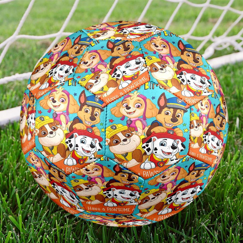 PAW Patrol Theme Size 5 Soccer Ball, Suitable for Both Indoor and Outdoor Matches, a Gift Suitable for Everyone.