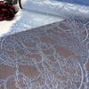 3m x 21cm Chantilly Lace, Non-stretch French Eyelash Mesh Lace Fabric for Sewing, Lingerie, Bra, Underwear, Dress, Garment, Crafting