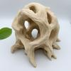 3D Printed Aquarium Decor Hideout Tree Ball, Natural Look Root Reptile Hideout, Freshwater Tank Fish Cave, Decorative Habitat Shelter for Betta Shrimp