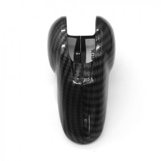 Carbon Fiber ABS Gear Shift Knob Head Cover Trim For Porsche Boxster 911 Cayman