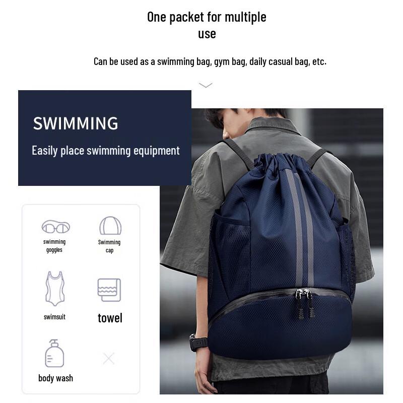 Victoria Tourist Dry/Wet Separation Sports Backpack