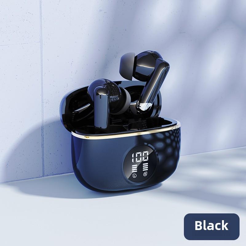 

X90 Bluetooth Earphones TWS Wireless Headphones with LED Display Stereo Headset Touch Control Earbuds Noise Reduction чорний