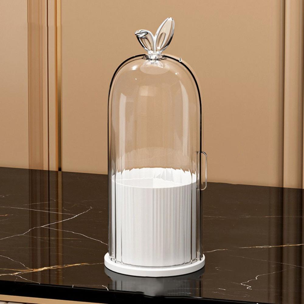 Transparent Makeup Brush Storage Tube Dustproof Pen Holder Cosmetic Storage Box  Lipstick