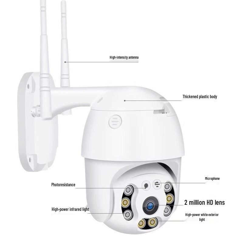 A8 PTZ HD Outdoor Waterproof Wireless WiFi Security Camera