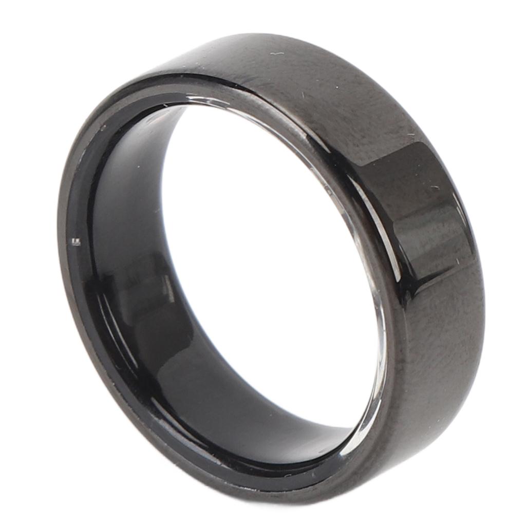 Smart Health Ring Step Counter Bluetooth 5.1 IP68 Water Resistant Magnetic Charging Fitness Tracker