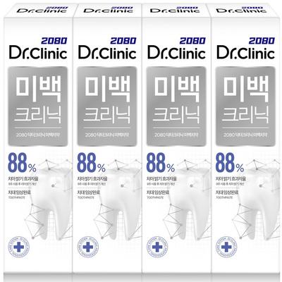 2080 Dr. Clinic Whitening Clinic Toothpaste, 120g, 4 Units