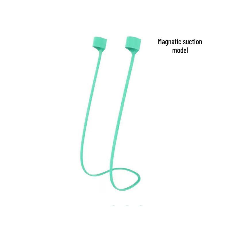 Silicone Bluetooth Wireless Earbuds Lanyard for AirPods & Xiaomi - Anti-Lost Magnetic Strap for Running Sports.