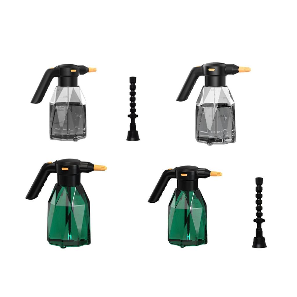 2L Electric Watering Can Foam Sprayer Handheld Portable Ergonomic Handle 14x27cm for Indoor Outdoor Plants Sturdy Labor Saving