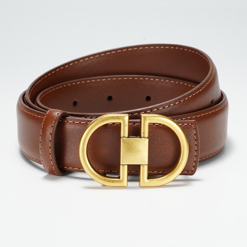 

Ремень женский тонкий ремень универсальный новый стиль юбка модное платье декоративный гладкий женский ремень с пуговицами 105cm