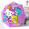 1pc Hello Kitty Auto Personality Personality Umbrella 8-Bone Design Compact Gear for Outdoor Travel, Perfect Helloween Chrismas Gift for Friends or Fa