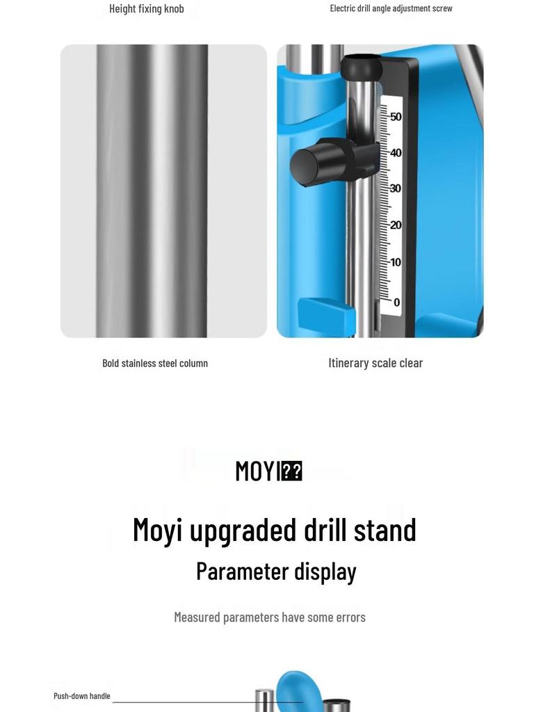 Compact Multi-Functional Electric Drill Stand for Industrial & Home Use