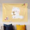 Cute Bear Cartoon Hanging Cloth Office Living Room Tapestry Home Wall Decoration Tapestry