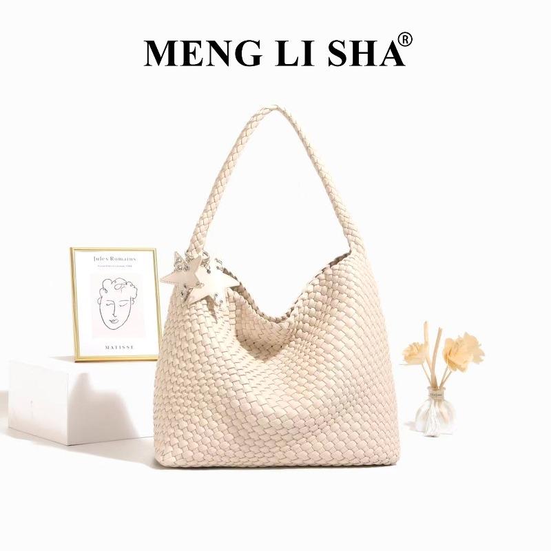 Premium sense niche woven bag commuting large capacity shoulder underarm mother tote bag fashionable simple portable women's bag