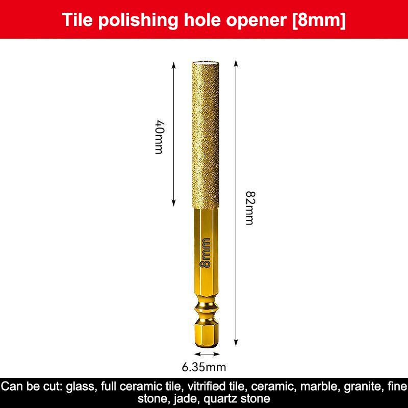 1/2/3/4 Stück Diamant-Kernbohrer Trockenbohren Gewinde Sechskantschaft Kernlochbohrer Für Keramikfliesen Granit Marmor Schleifköpfe