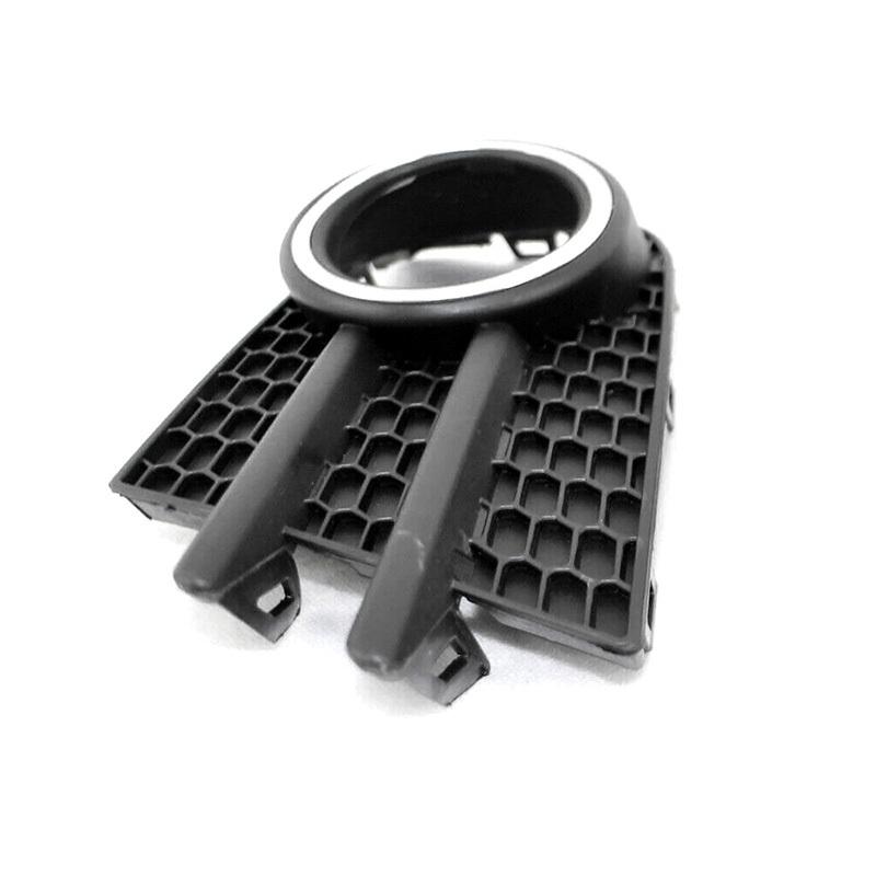 Fog Light Bezel Cover For Volkswagen Tiguan 2012-2018 Front Bumper Lamp Frame With Black/Chrome Ring Car Light Accessories