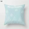 Light Blue Green Mint Cushion Cases Geometric Pattern Smooth Pillowcase American Style Comfortable Soft Home Decorations 45*45Cm