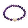 Natural Amethyst Bracelet Purple Bracelet. Bangles Women Fashion Jewelry Daily Accessories Gift