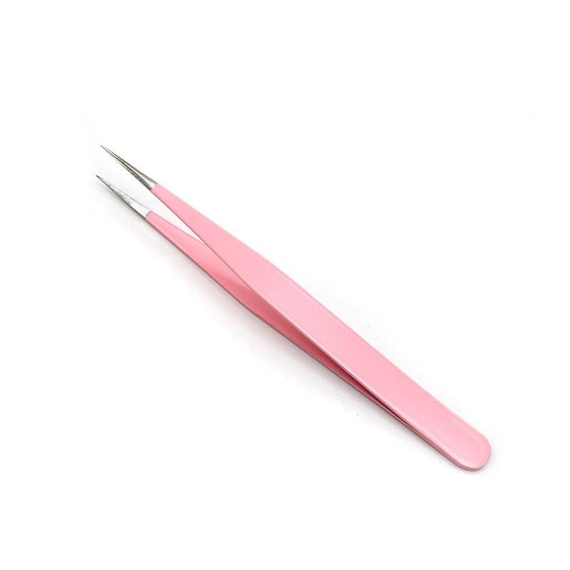 Stainless Steel Blackhead Remover & Tweezers Set with Iron Case