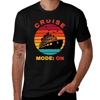 Cruise Mode On5 Tshirt Fashion Simple Casual Tee Shirt