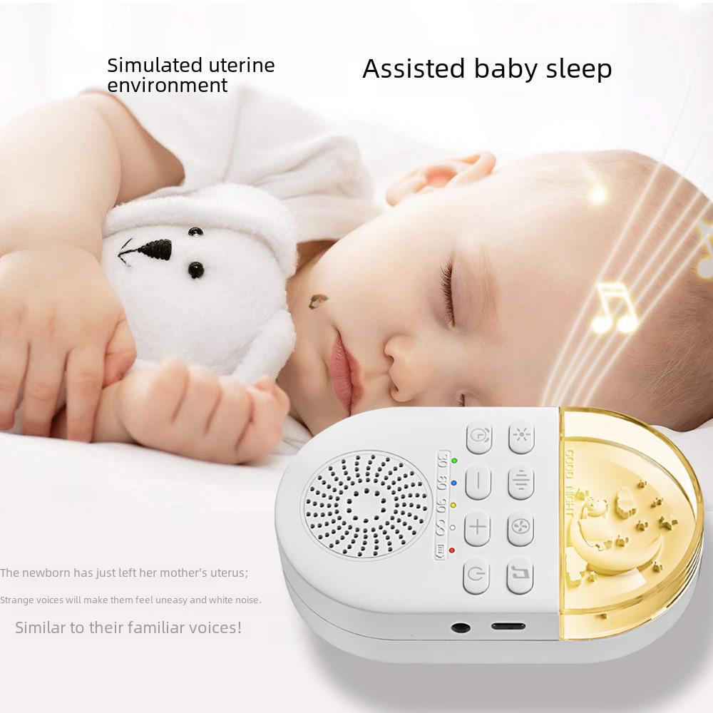 Nytt Sömnhjälpmedel för Bebisar: Vitt brus & LED-nattlampa Musikinstrument