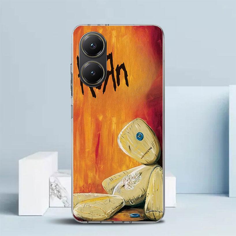 

K-Korn Rock Band Soft Cover for Xiaomi Poco F7 Ultra X7 X6 X5 Pro M7 Phone Case Redmi 15 15C 13 13C 12 12C 10 10C Print Shell Po Redmi 12C